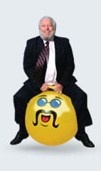 Emoji Hopper Hopping Ball Bouncing Ball 15" Emoticon Yellow Tear Face NEW 